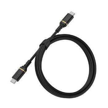 מטען בית מהיר פרימיום USB C 18W - PD וכבל Type- C שחור