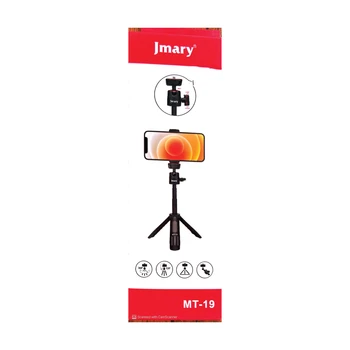 חצובת מיני Jmary MT-19 | חצובה לסמארטפון עם שלט Bluetooth