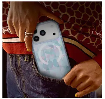 כיסוי אוטרבוקס אייפון 17 | OtterBox Symmetry MagSafe | צבע שקוף