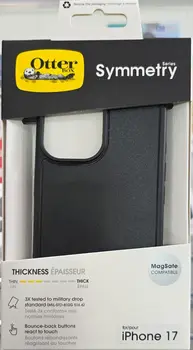 כיסוי אוטרבוקס אייפון 17 | OtterBox Symmetry MagSafe | צבע שחור