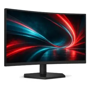 מסך גיימינג קעור AOC C27G42E 27 אינץ בזווית קדמית עם 180Hz ו-HDR10