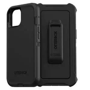 כיסוי OtterBox Defender שחור ל-iPhone 13 | הגנה מירבית