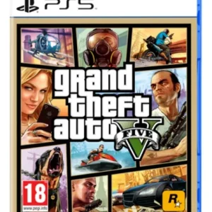 משחק PS5 GTA 5 | גרסה מקורית לסוני פלייסטיישן 5 עם גרפיקה חדה