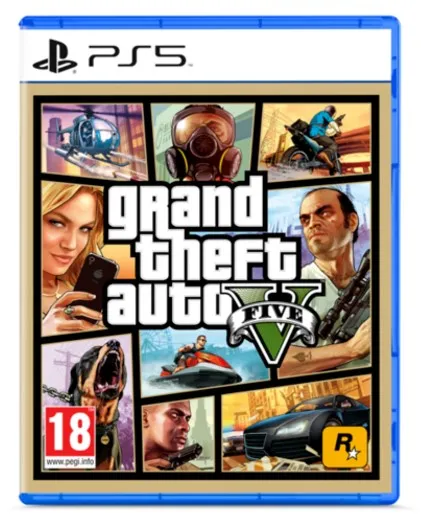 משחק PS5 GTA 5 | גרסה מקורית לסוני פלייסטיישן 5 עם גרפיקה חדה 1 משחק PS5 GTA 5 | גרסה מקורית לסוני פלייסטיישן 5 עם גרפיקה חדה