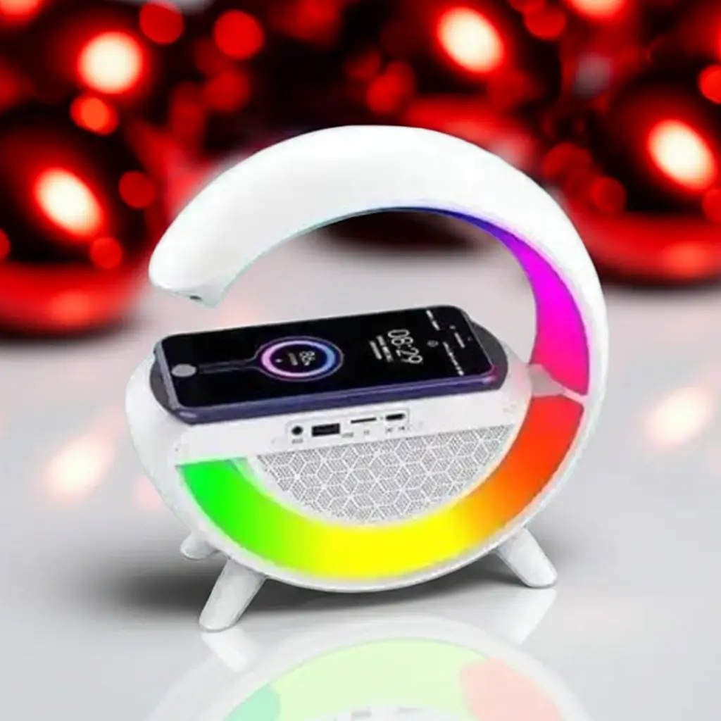 מטען-אלחוטי-_-רמקול-Bluetooth-_-תאורת-LED-מתחלפת (1) מטען אלחוטי רמקול Bluetooth תאורת LED מתחלפת 1