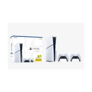קונסולה סוני פלייסטיישן 5 | Slim Blu-ray | PS5 Sony | מהדורת 2 בקרים