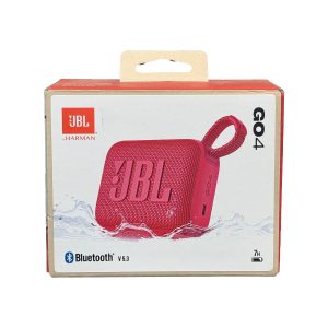 רמקול Bluetooth נייד JBL GO 4 אדום עמיד למים