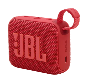 jbl-go-4-red-speaker-closeup רמקול JBL GO 4 נייד Bluetooth בצבע אדום