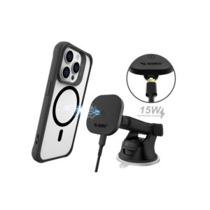 מעמד מגנטי לרכב Toiko TK D1 עם טעינה אלחוטית 15W של גלעדי פון דיגיטל
