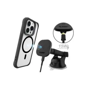 מעמד מגנטי לרכב Toiko TK D1 עם טעינה אלחוטית 15W של גלעדי פון דיגיטל