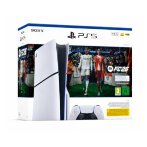 קונסולת Sony PlayStation 5 Slim 1TB מהדורת דיסקים עם קוד EA Sports FC 26