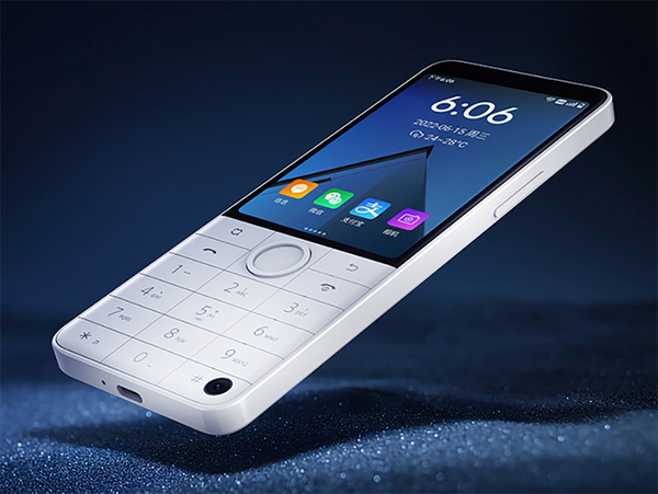 Duoqin F22 PRO Android 12 טלפון חצי טאצ' Duoqin F22 PRO לבן – Android 12