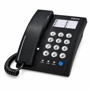 טלפון שולחני Innova 8510 שחור עם דיבורית – זווית מוצר