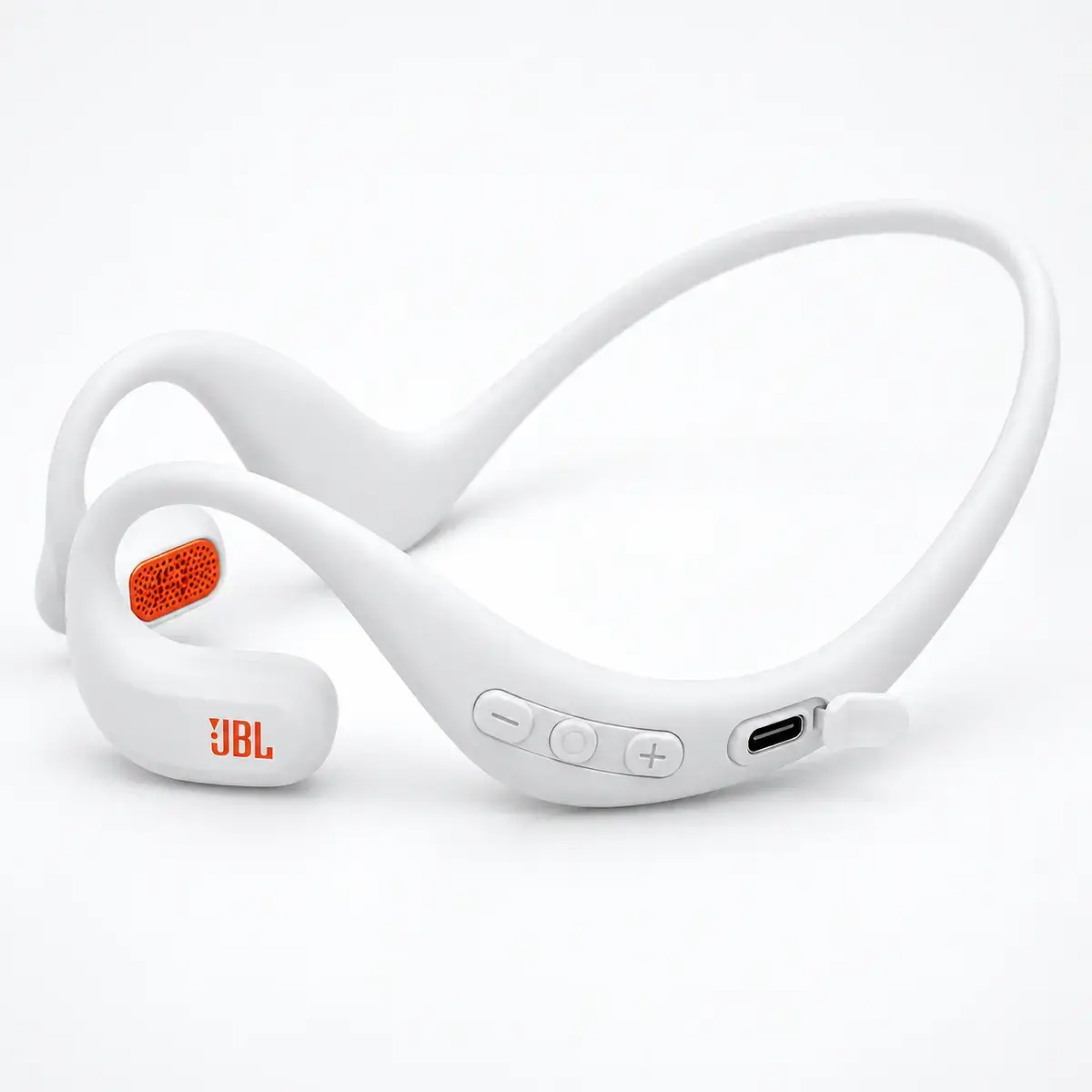 JBL Endurance Pace – כפתורים וטעינה כפתורי השליטה וחיבור הטעינה של JBL Endurance Pace