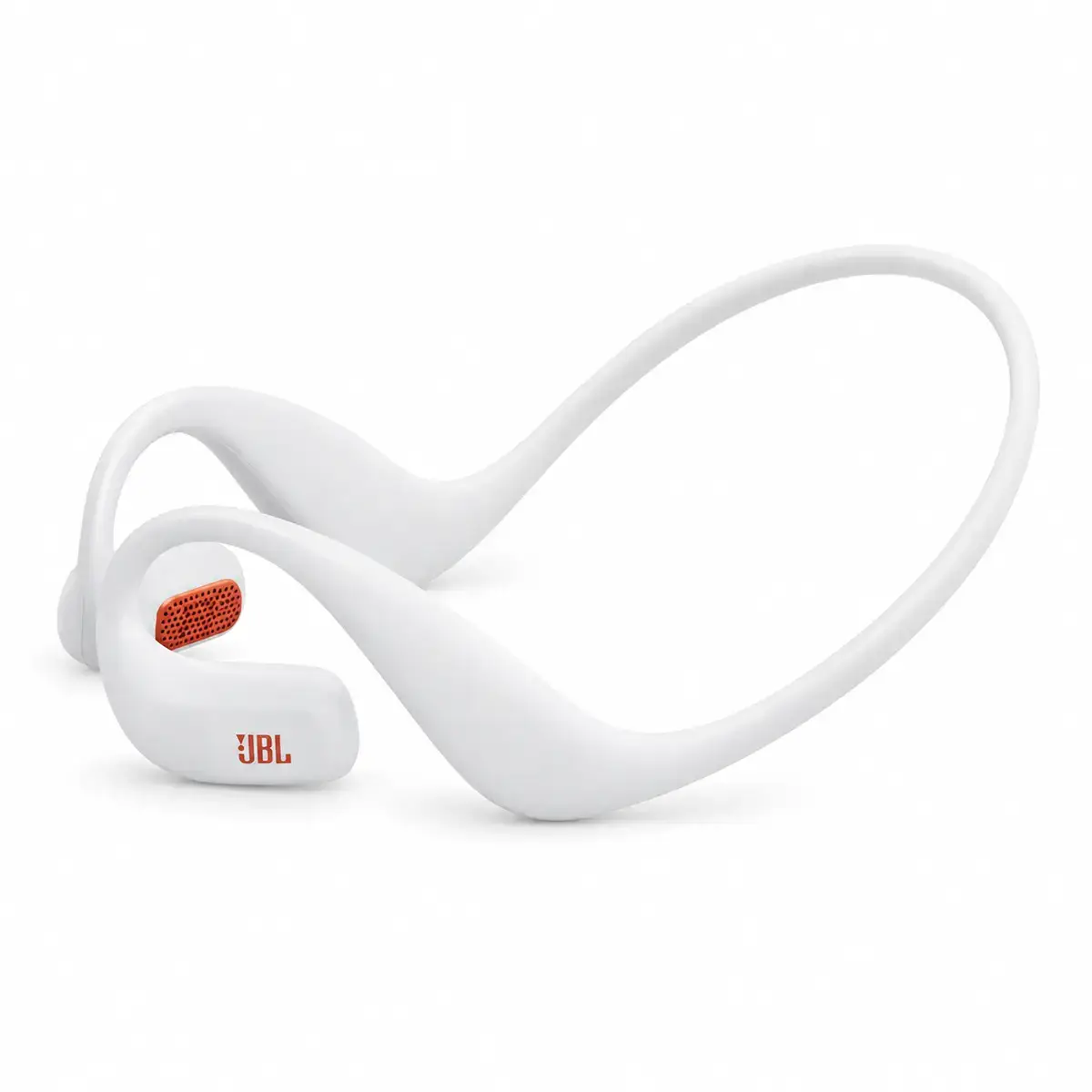 אוזניות ספורט פתוחות JBL Endurance Pace Bluetooth 5.4 IP68 – לבן 1 אוזניות ספורט פתוחות JBL Endurance Pace לבנות – תמונה ראשית בהטיה