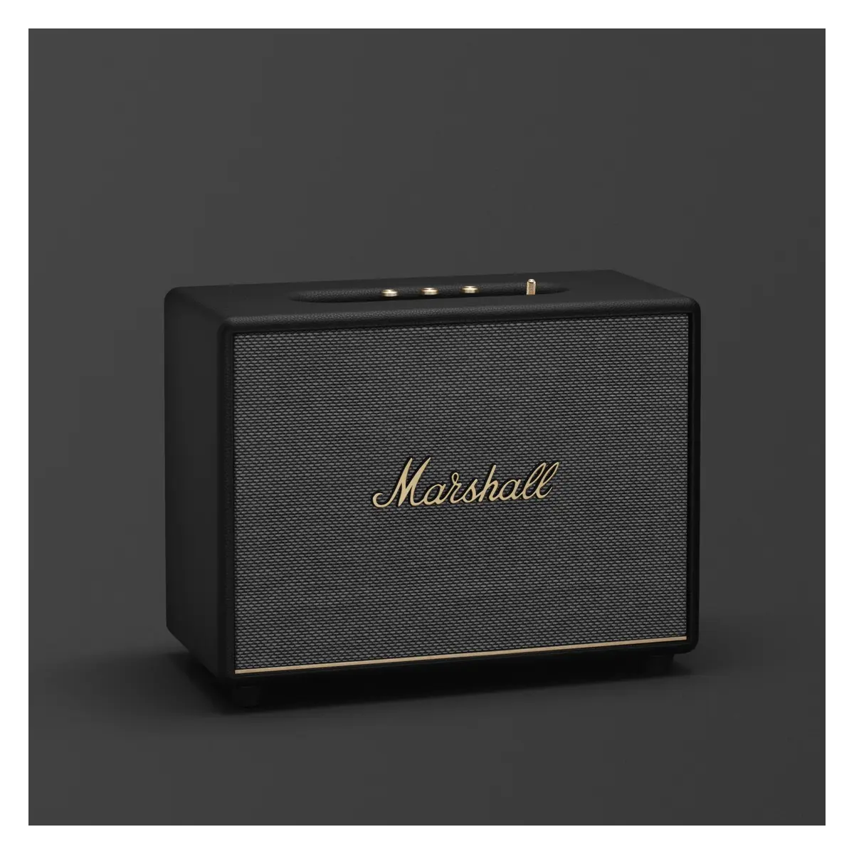 רמקול Marshall Woburn III שחור במבט קדמי