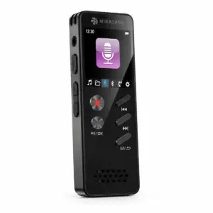Miracase MVR2000 32GB טייפ מנהלים דיגיטלי שחור עם מסך מגע