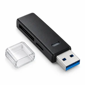 קורא כרטיסי זיכרון OCTOPUS 2 ב־1 לכרטיסי SD ו־microSD עם USB-A – תמונה ראשית