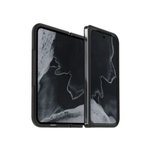 כיסוי OtterBox Lumen שחור ל־Google Pixel 11 Pro Fold במצב פתוח – תמונת יצרן