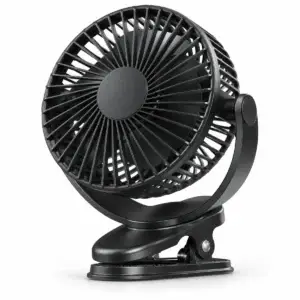 Portable Clip Mini Fan – מיני מאוורר נייד עם קליפס מתכוונן שחור