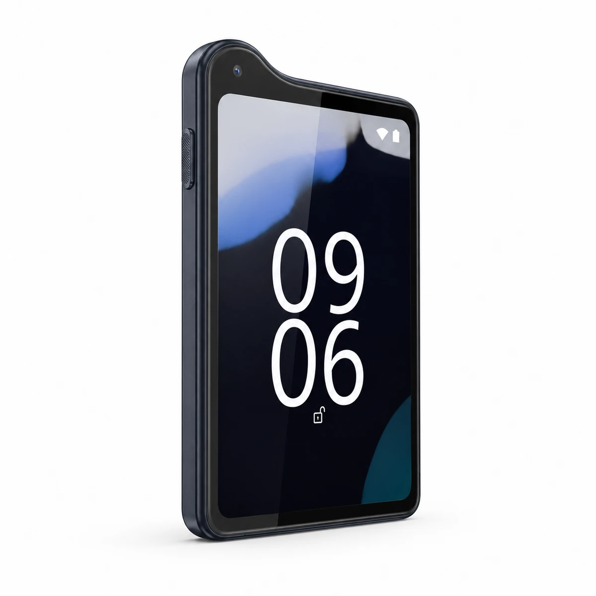 טלפון Qin K25 שחור 128GB – מבט חזיתי, הדמיה