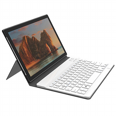 טאבלט SMART TAB TAB PRO14 – תמונת מוצר טאבלט SMART TAB TAB PRO14 עם נרתיק ומקלדת לבנה