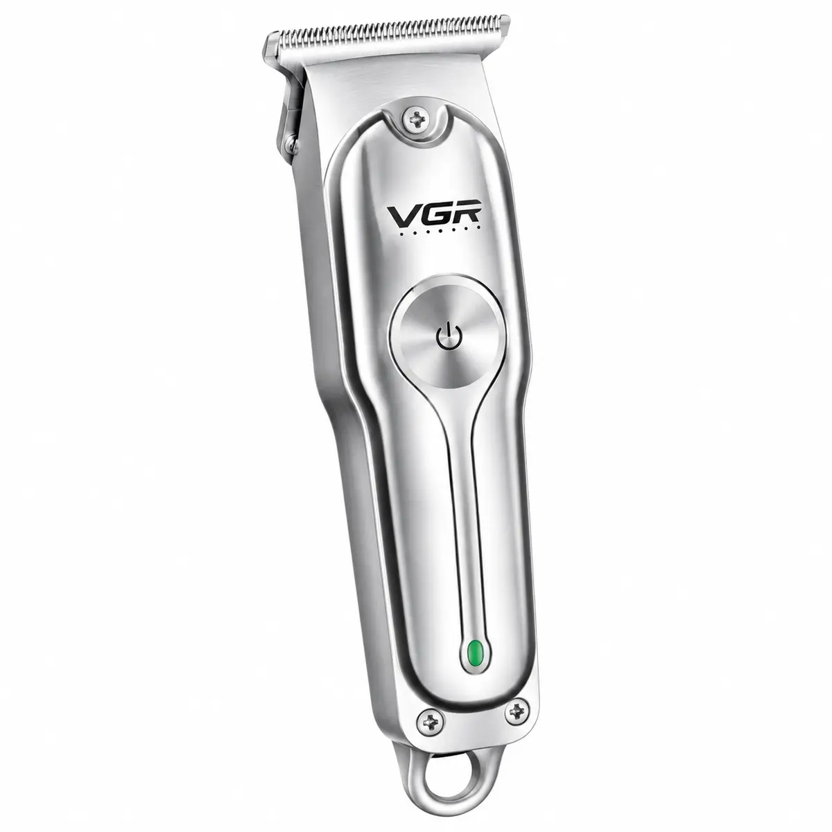 מכונת תספורת VGR V-071 כסופה בזווית שמאל