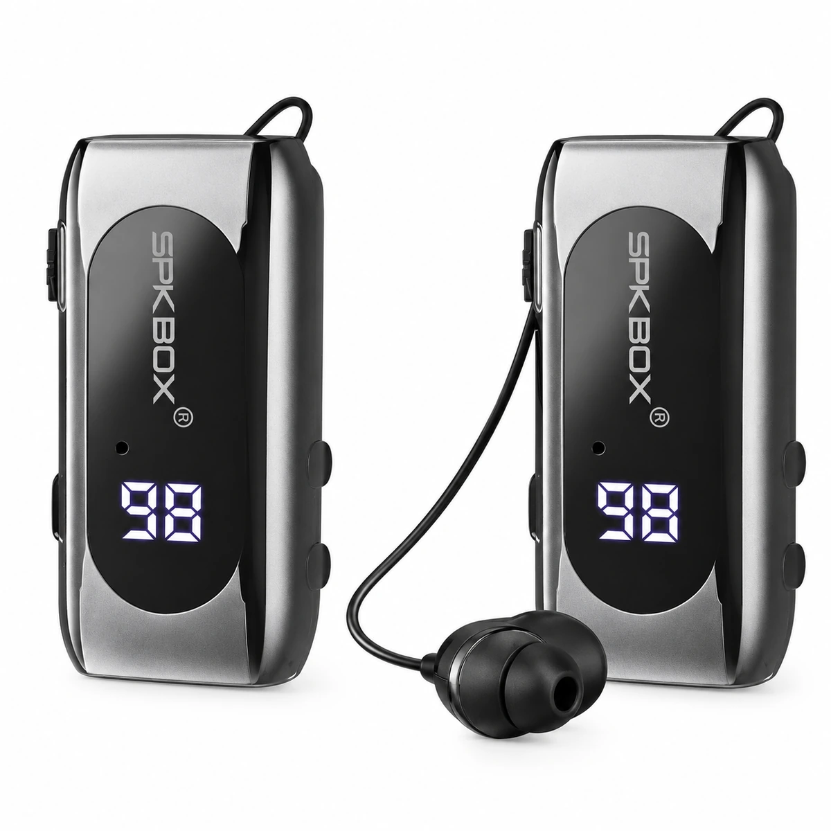 SPK BOX S-55 תמונה 8 אוזניית SPK BOX S-55 במצב כבל סגור ופתוח