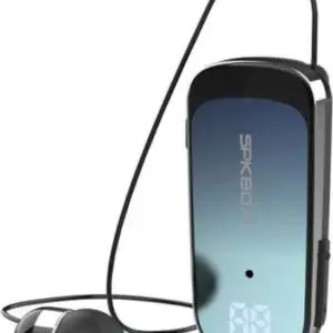 אוזניית בלוטוס נשלפת SPK BOX S-65 עם צג LED