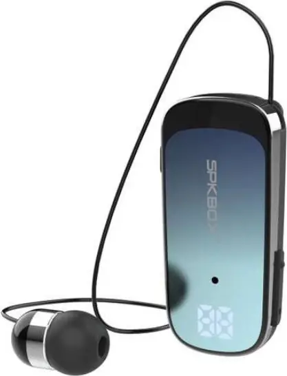 אוזניית SPK BOX S-65 שחורה לשיחות ומוזיקה