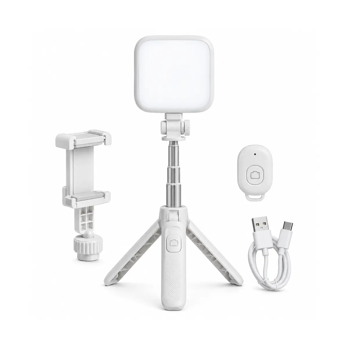 תאורת צילום מרובעת ENERGY P40D עם חצובה ושלט Bluetooth 3 ערכת תאורת צילום ENERGY P40D עם חצובה שלט Bluetooth וכבל טעינה