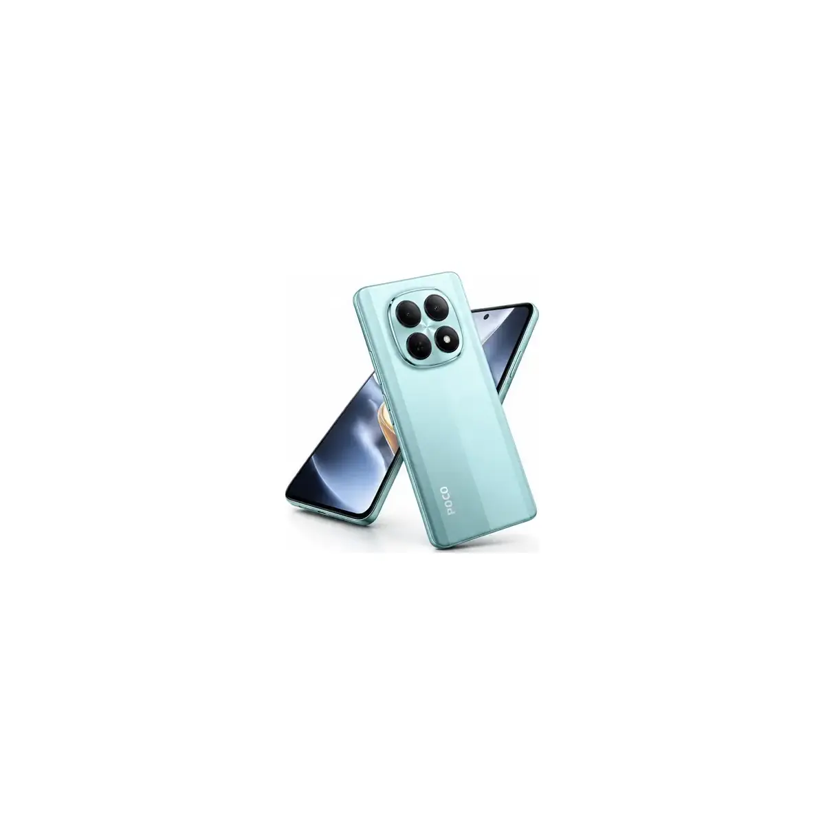 POCO M8 5G 8GB+256GB – סמארטפון שיאומי עם אחריות | המילטון 2 POCO M8 5G 8GB+256GB – תמונת מוצר ראשית על רקע לבן